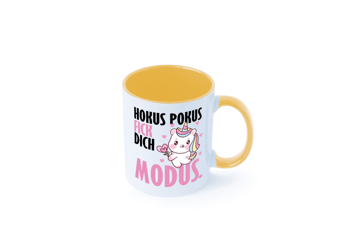 Hokus Pokus lustiger Spruch Geschenk Humor Geschenkidee Tasse