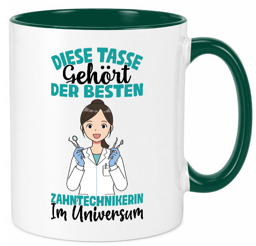 Im Universum: Zahntechnikerin | Zahnmedizin Humor Geschenkidee Tasse