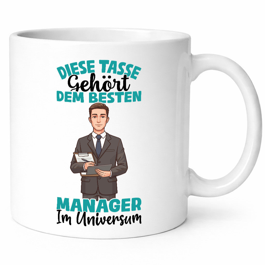 Im Universum: Manager | Management Geschenk Humor Geschenkidee lustiger Spruch