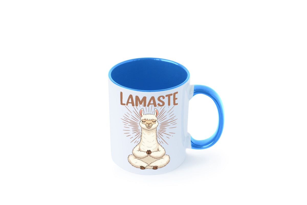 Lamaste | Lama Namaste lustiger Spruch Geschenk Humor Geschenkidee Tasse