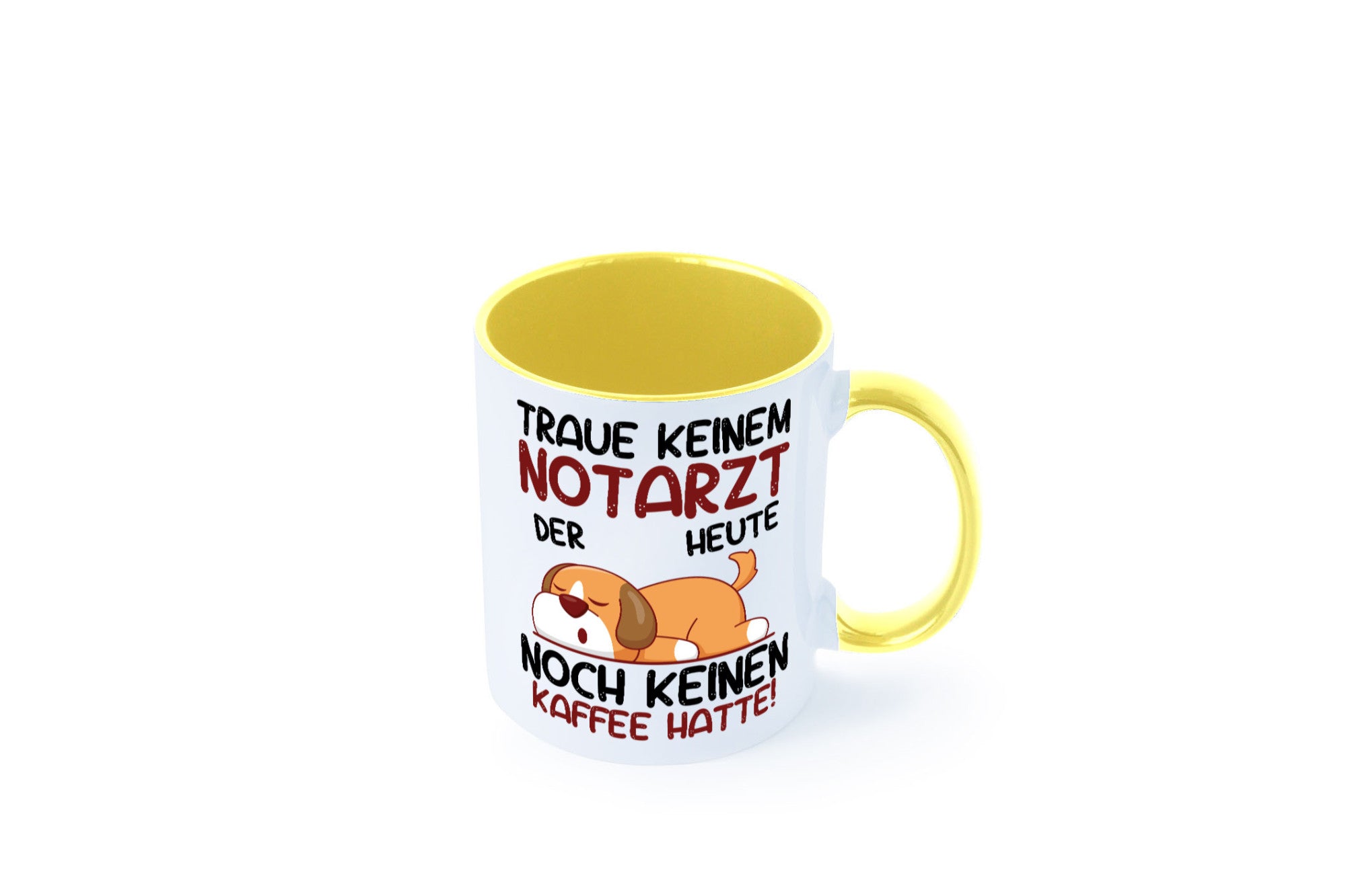 Traue keinem Notarzt | Arzt Geschenk Humor Geschenkidee lustiger Spruch Tasse