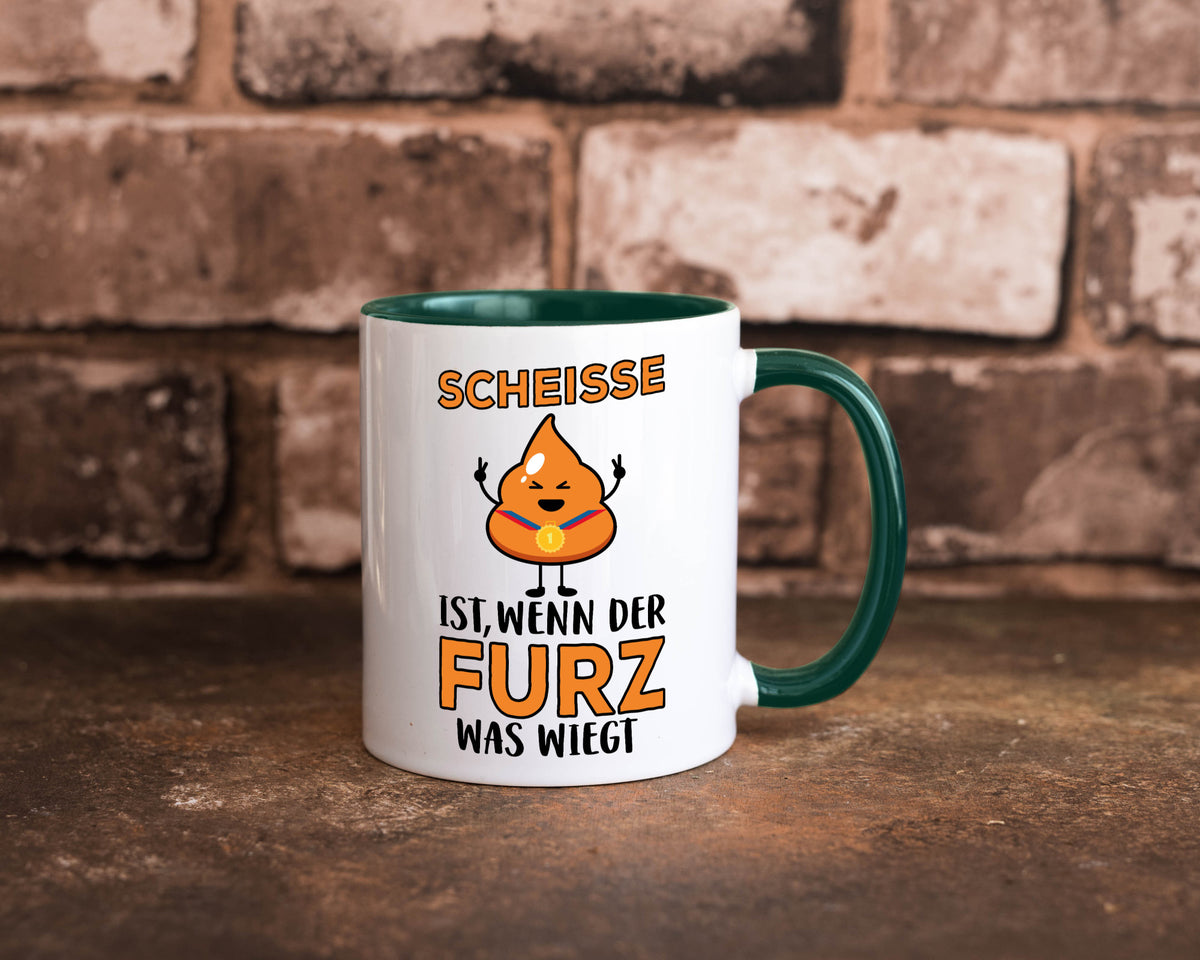 Scheisse ist lustiger Spruch Geschenk Humor Geschenkidee Tasse