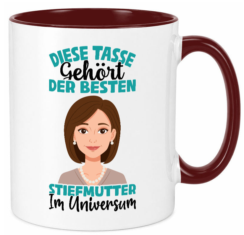 Im Universum: Stiefmutter | Stieftochter Beste Geschenk Familie Geschenkidee Tasse