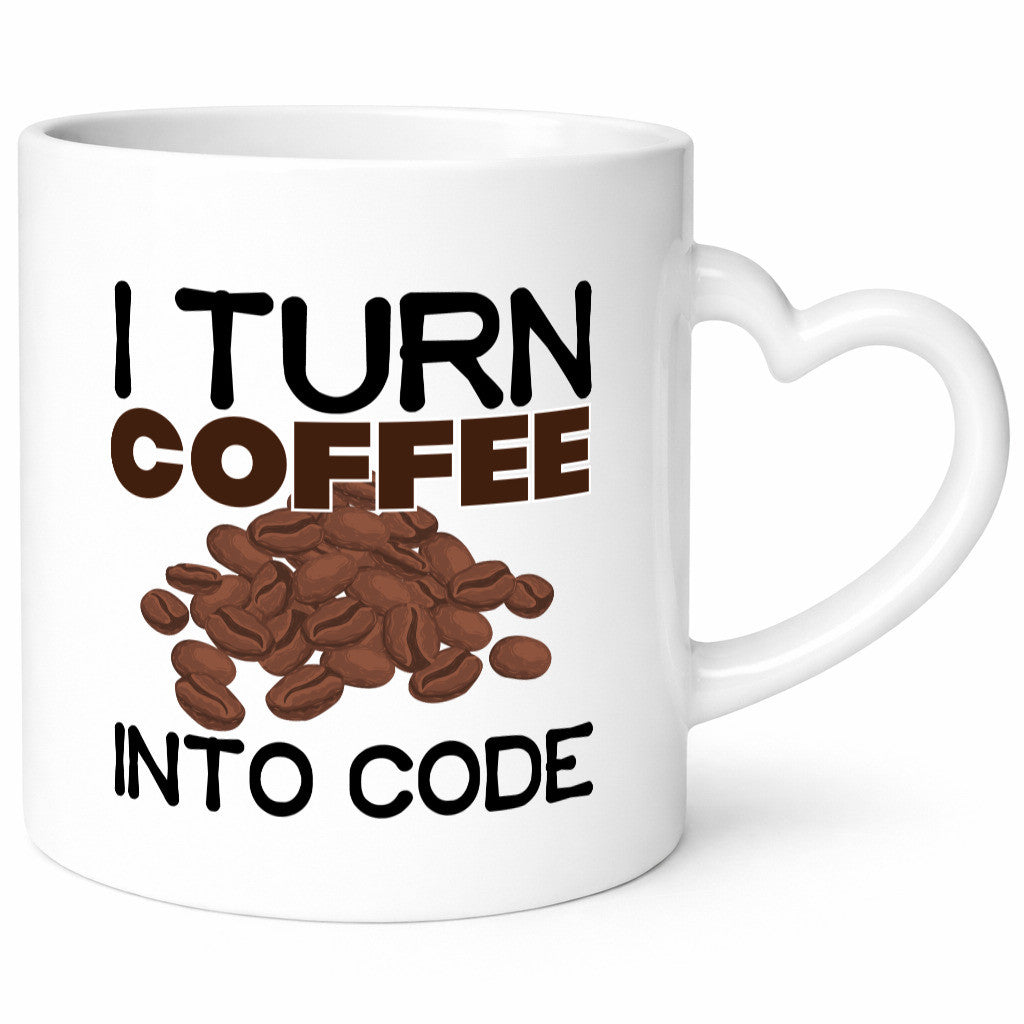 Coffee into Code | Informatiker Tasse Informatik Geschenkidee Humor