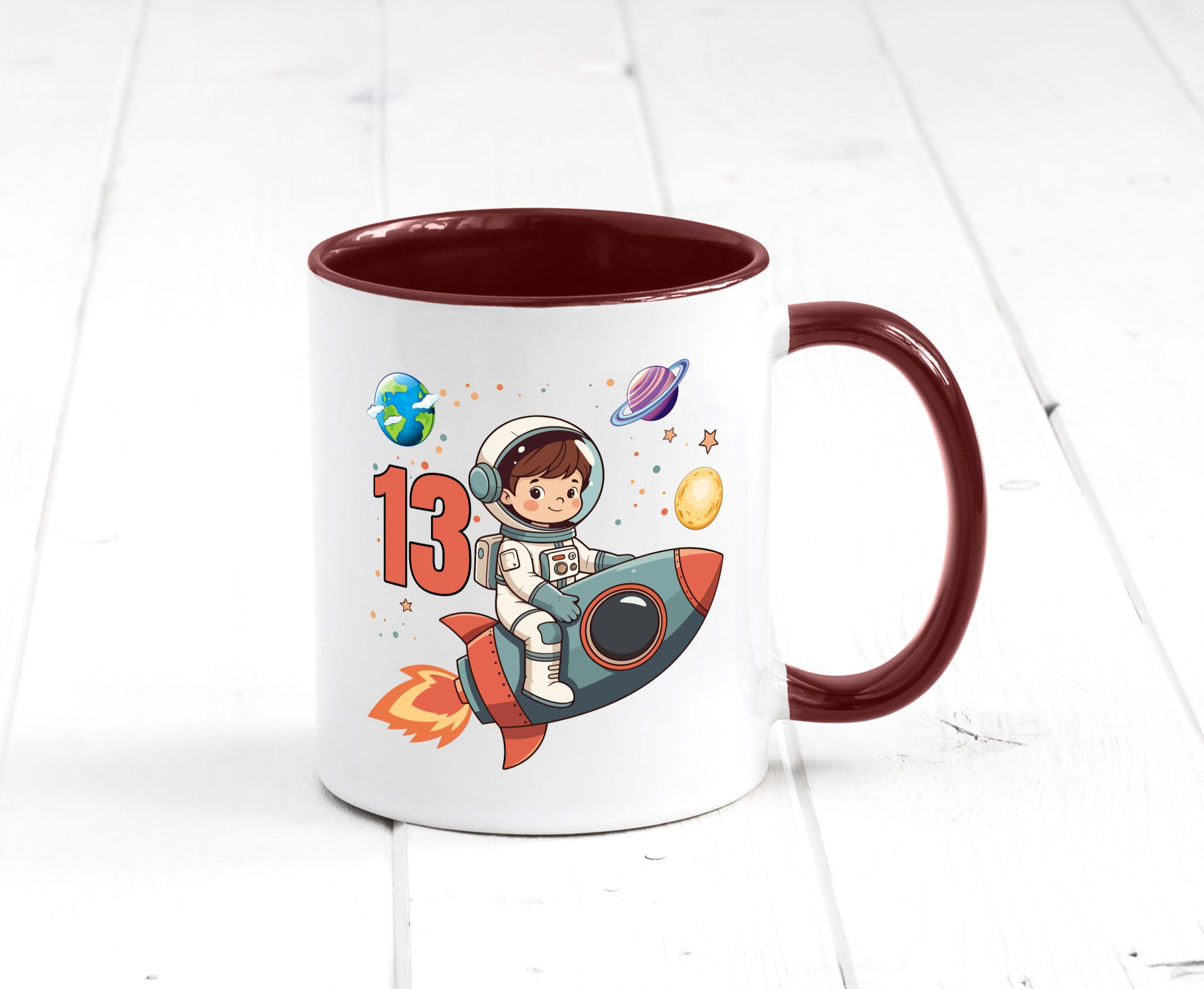 13. Geburtstag | 13 Jahre Astronaut Weltraum lustiger Spruch Geschenk