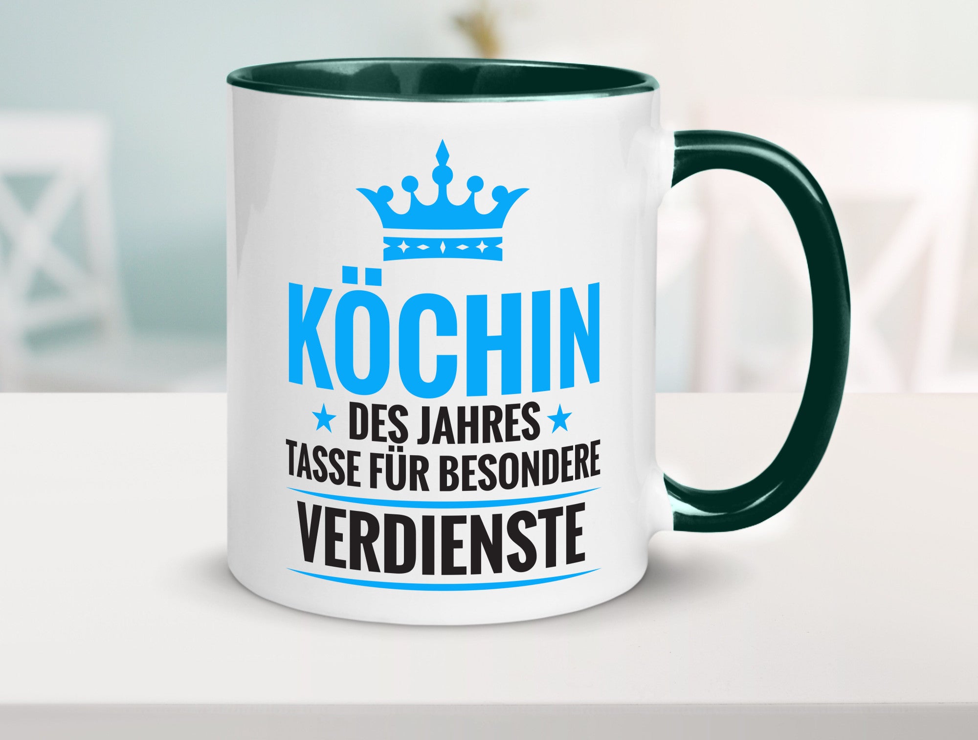 Besonderer Verdienst: Köchin | Chefköchin Chefkoch Geschenkidee Arbeit Kollegen