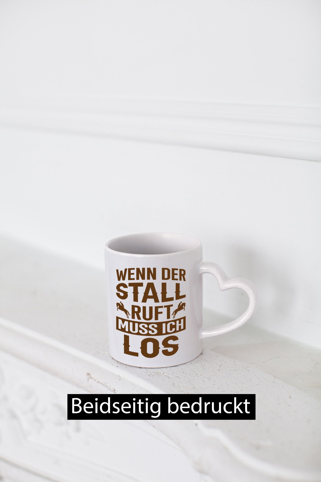 Wenn der Stall ruft muss ich los | Reiten Pferde Humor Geschenkidee Tasse