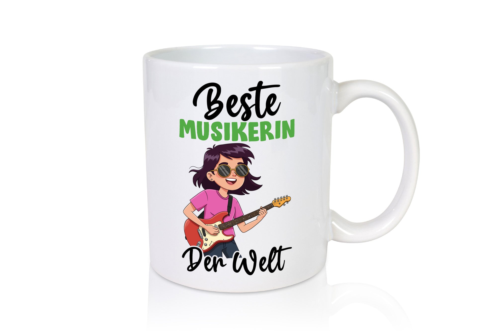 Beste Musikerin | Musik Musikantin v2 Geschenkidee Humor Tasse