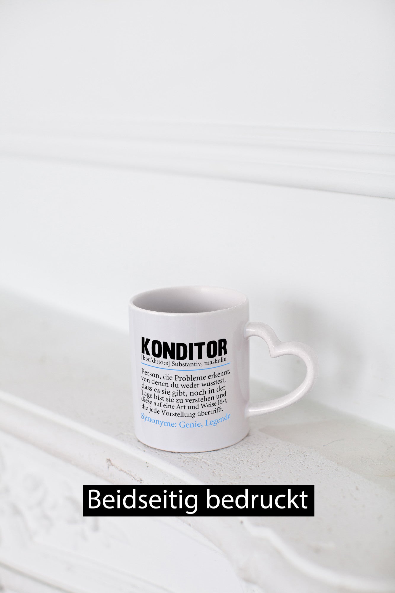 Konditor | Spruch Definition Konditorei lustiger Geschenk Humor Geschenkidee