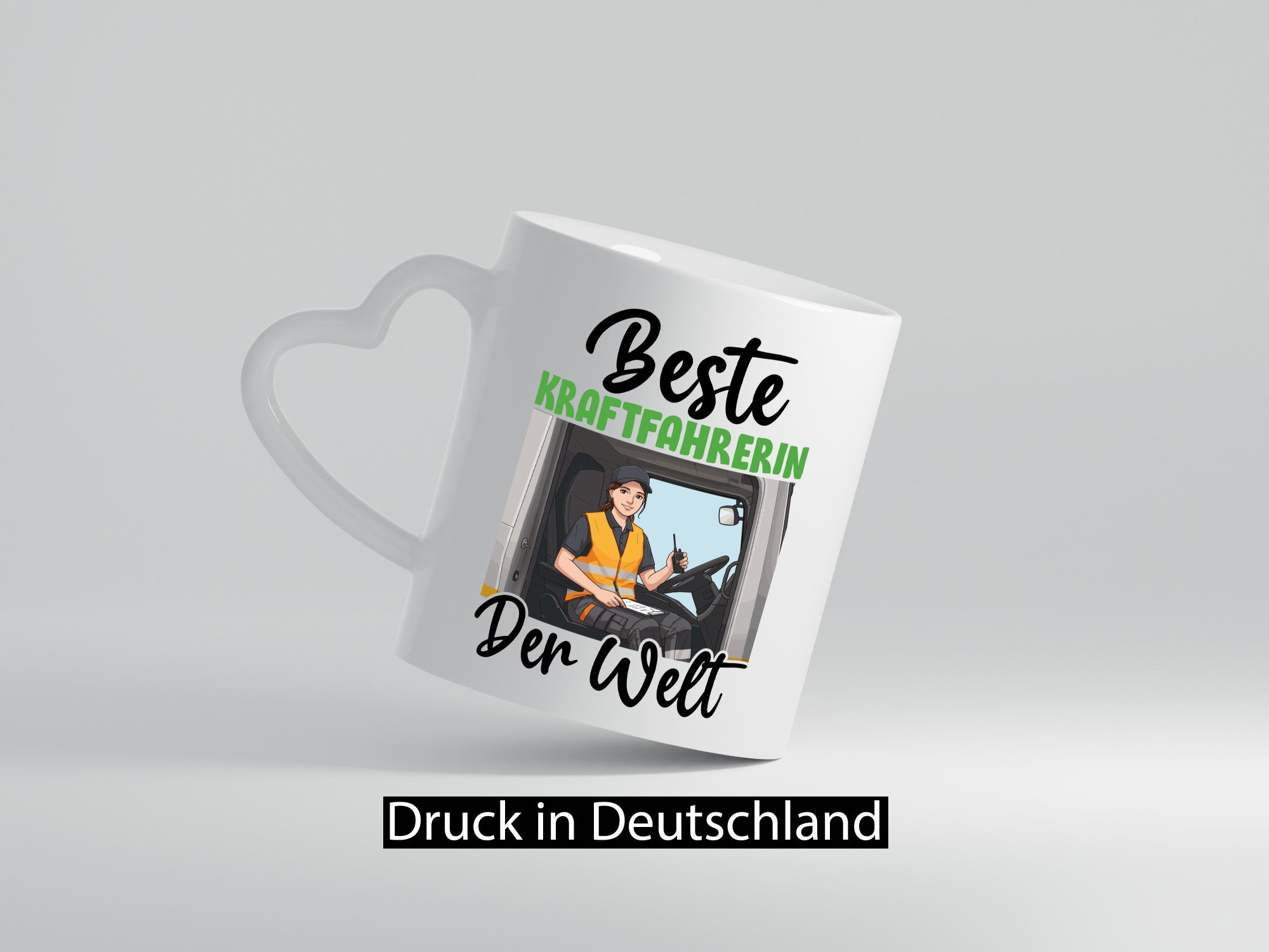 Beste Kraftfahrerin | Lastwagen LKW Geschenkidee Humor Tasse