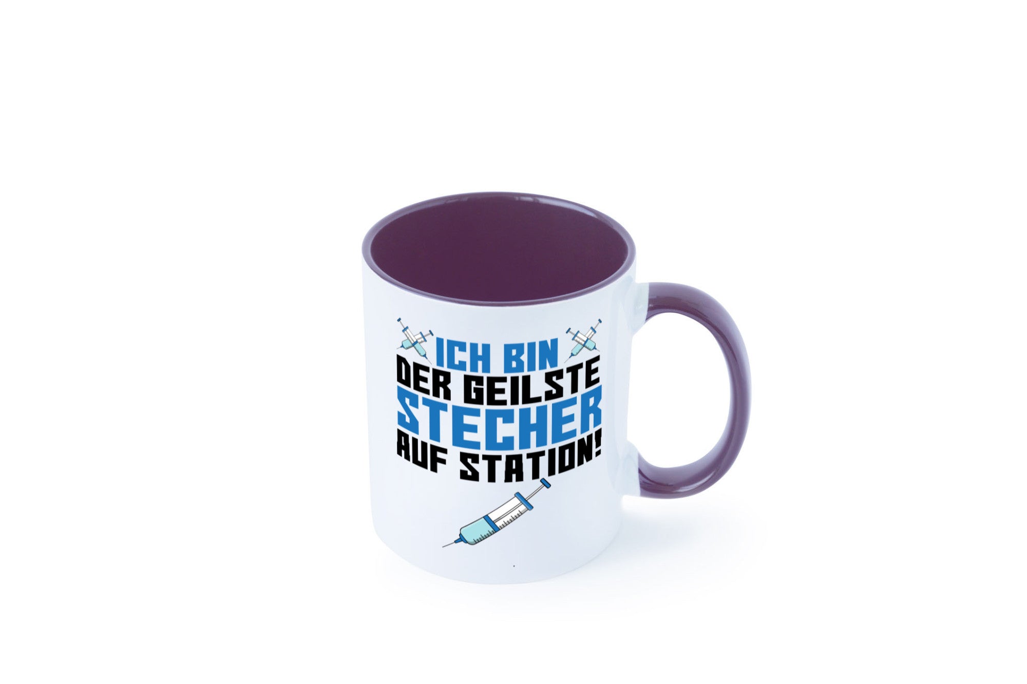 Ich bin der geilste Stecher | Pfleger Arzt Spritze lustig Humor Geschenkidee