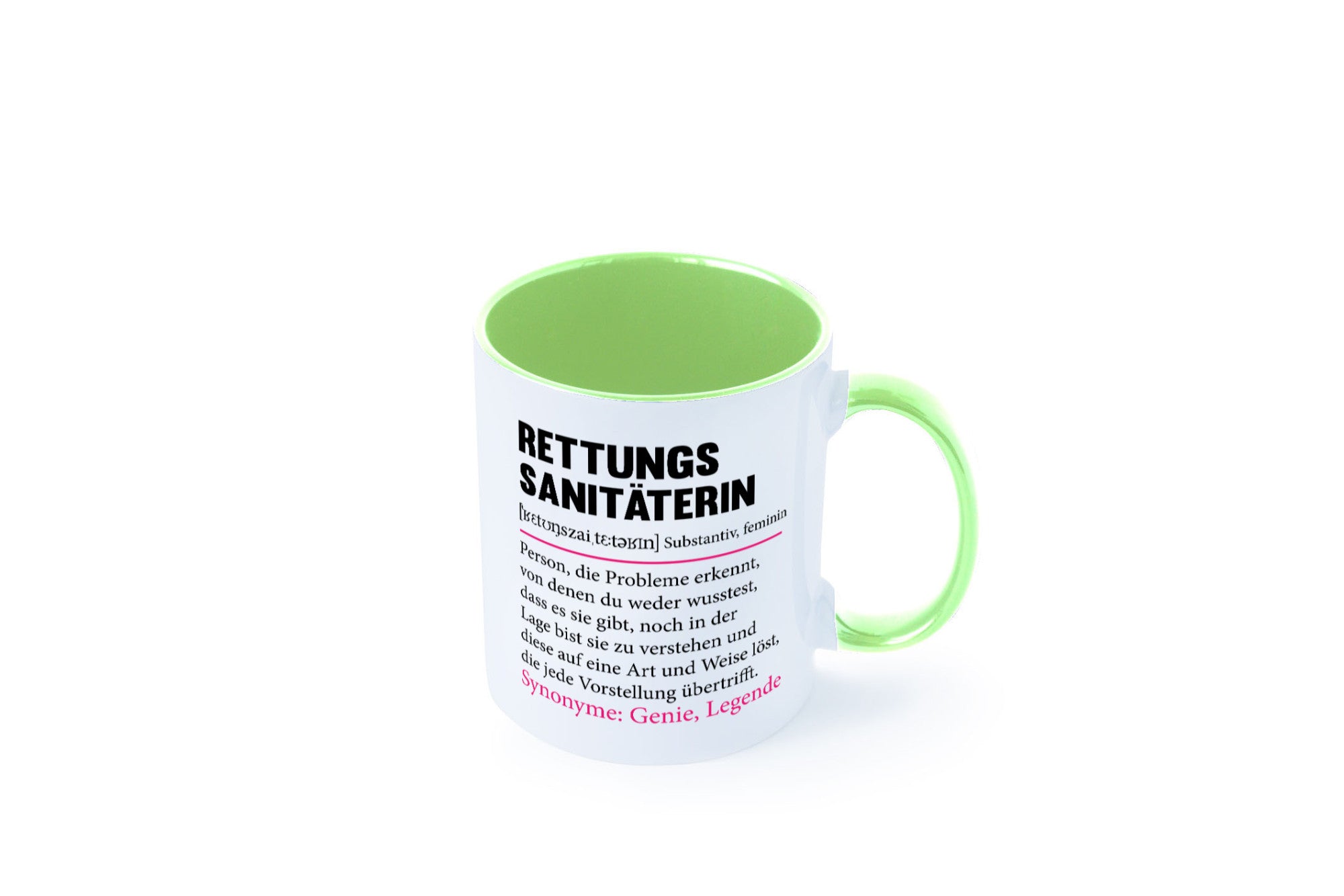 Rettungssanitäterin | Beruf Sanitäter Spruch v2 Humor Arbeit Kollegen Büro