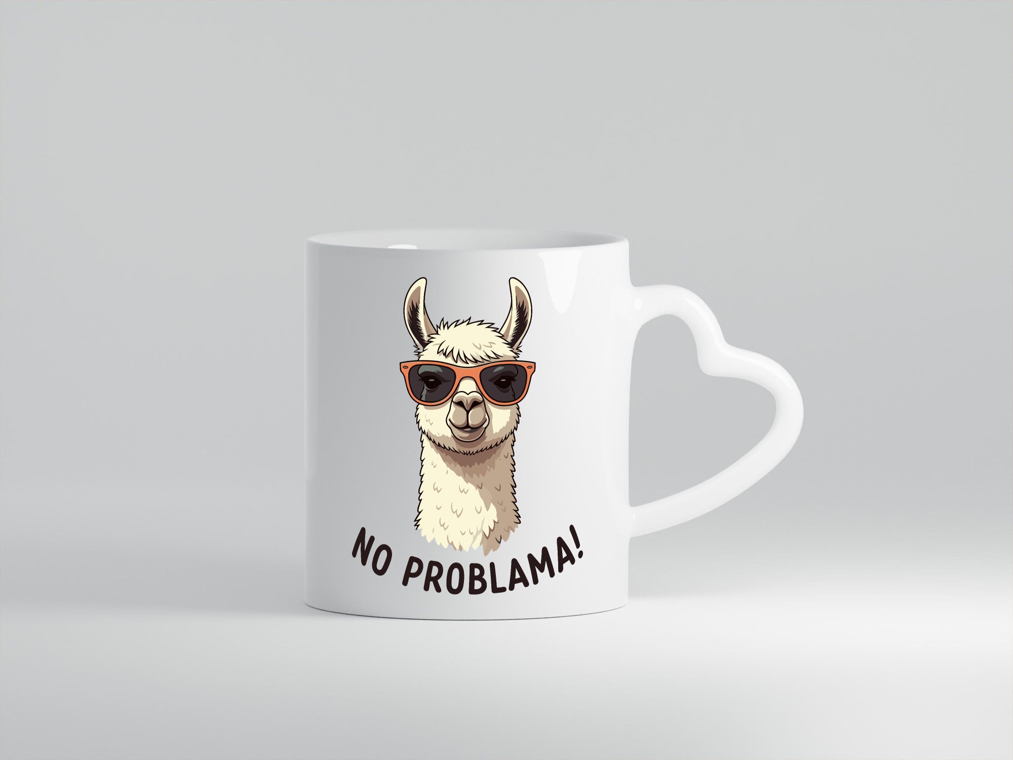 No ProbLama | Lama Alpaka lustiger Spruch Geschenk Humor Geschenkidee Tasse