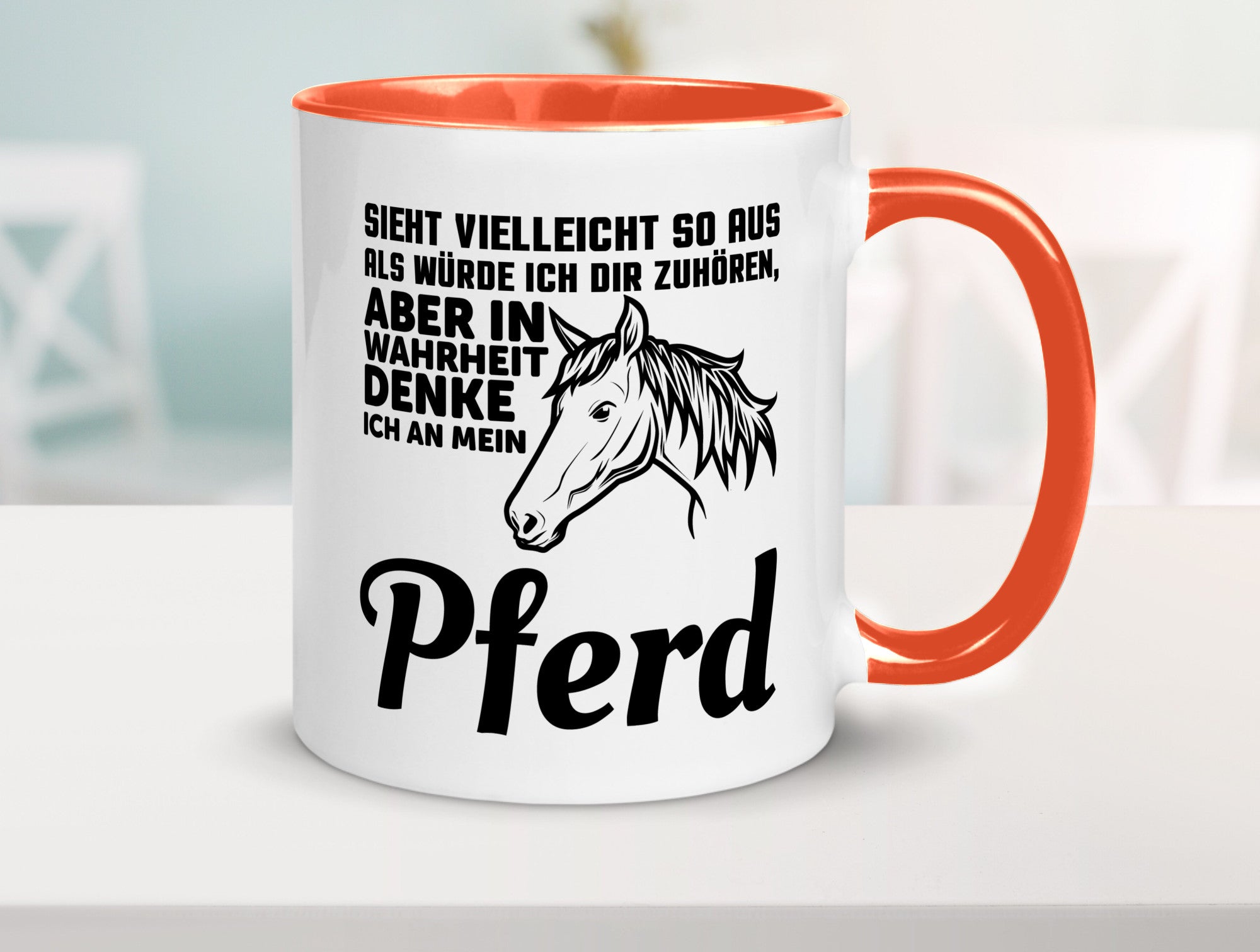 Pferde Spruch | Reiterin Tasse Pferdesport Reiten Humor Geschenkidee