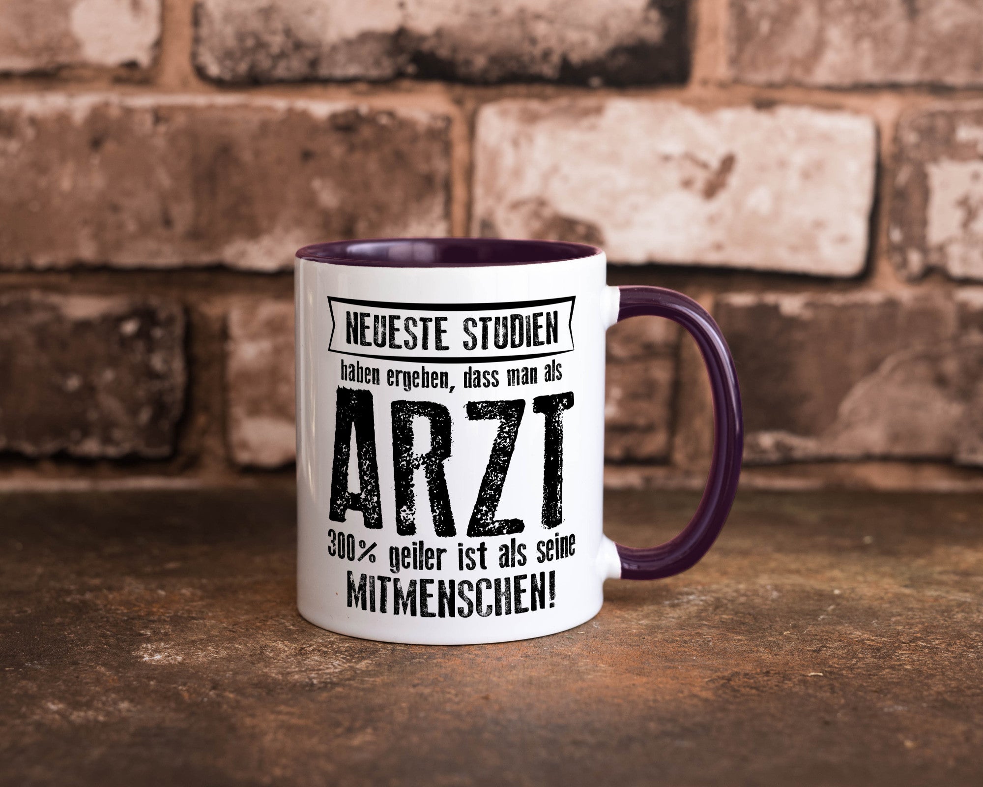 Neuste Studien: Arzt | Medizin Doktor Facharzt Geschenkidee Humor Tasse