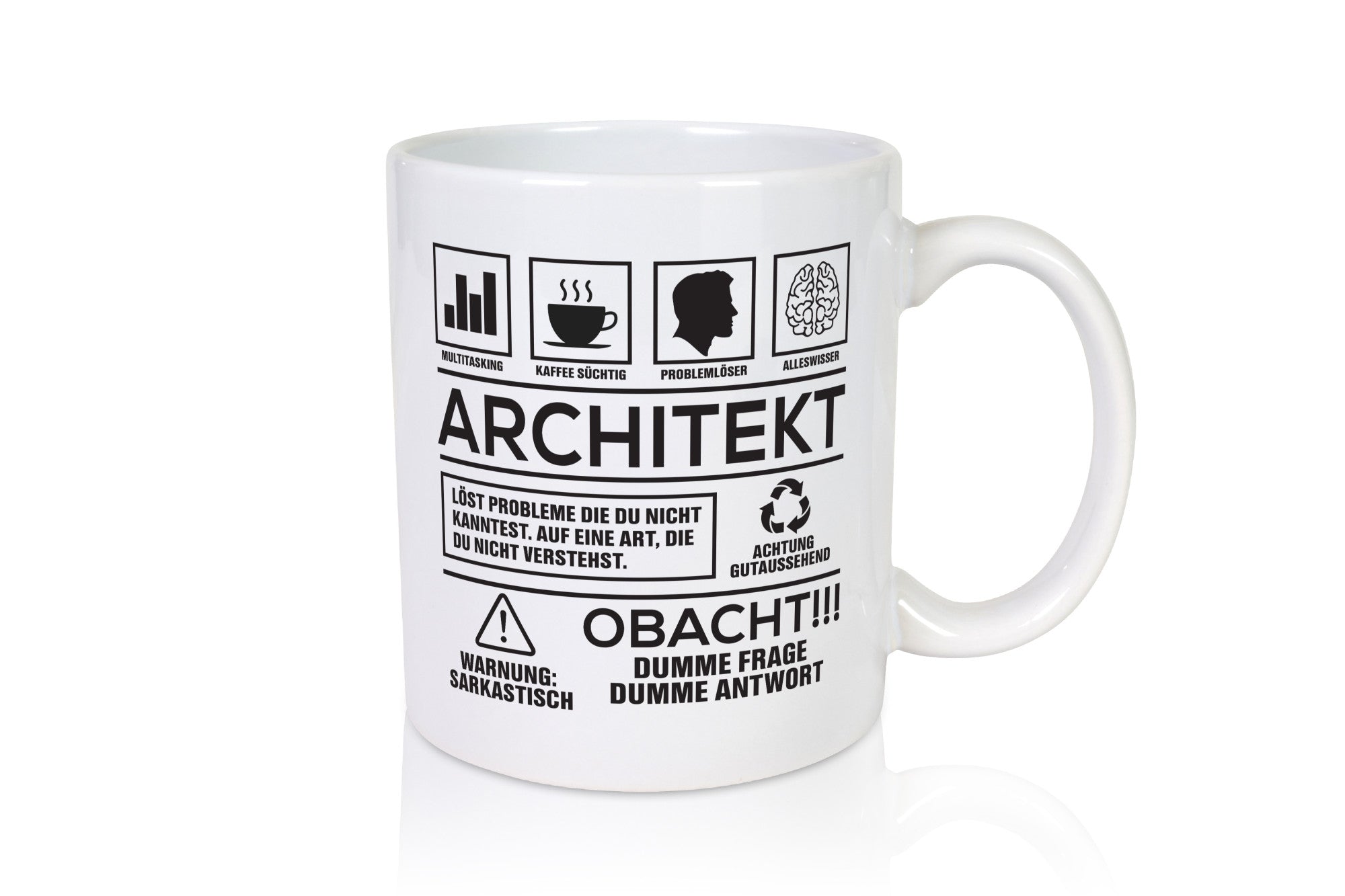 Achtung Probleme Architekt | Architektur Büro lustig Arbeit Kollegen Geschenk