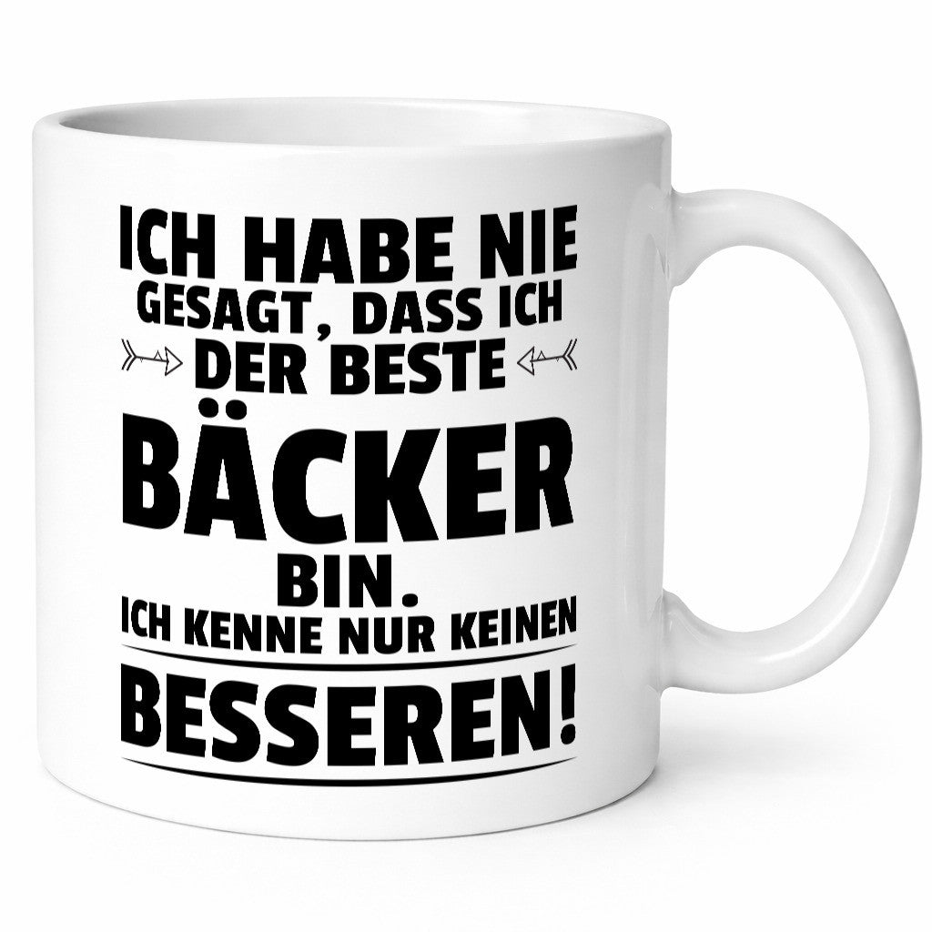Der Beste Bäcker | Bäckerei Backen Konditor Geschenkidee Humor Tasse