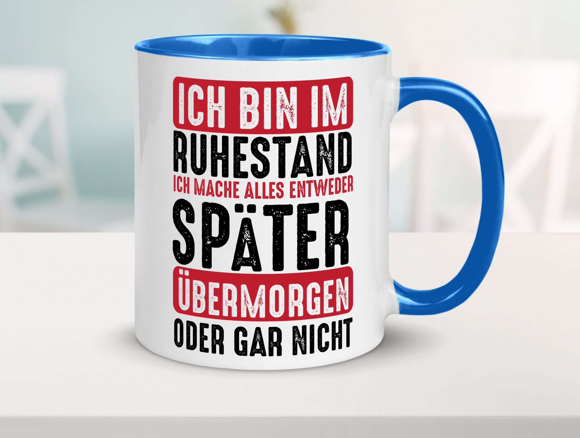 Ich mache alles später oder gar nicht | Rentner Ruhestand Geschenkidee Jubiläum