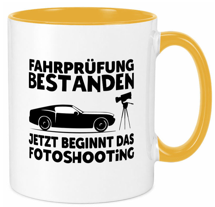 Fahrprüfung bestanden | Autofahren Führerschein Geschenk Humor Geschenkidee Tasse