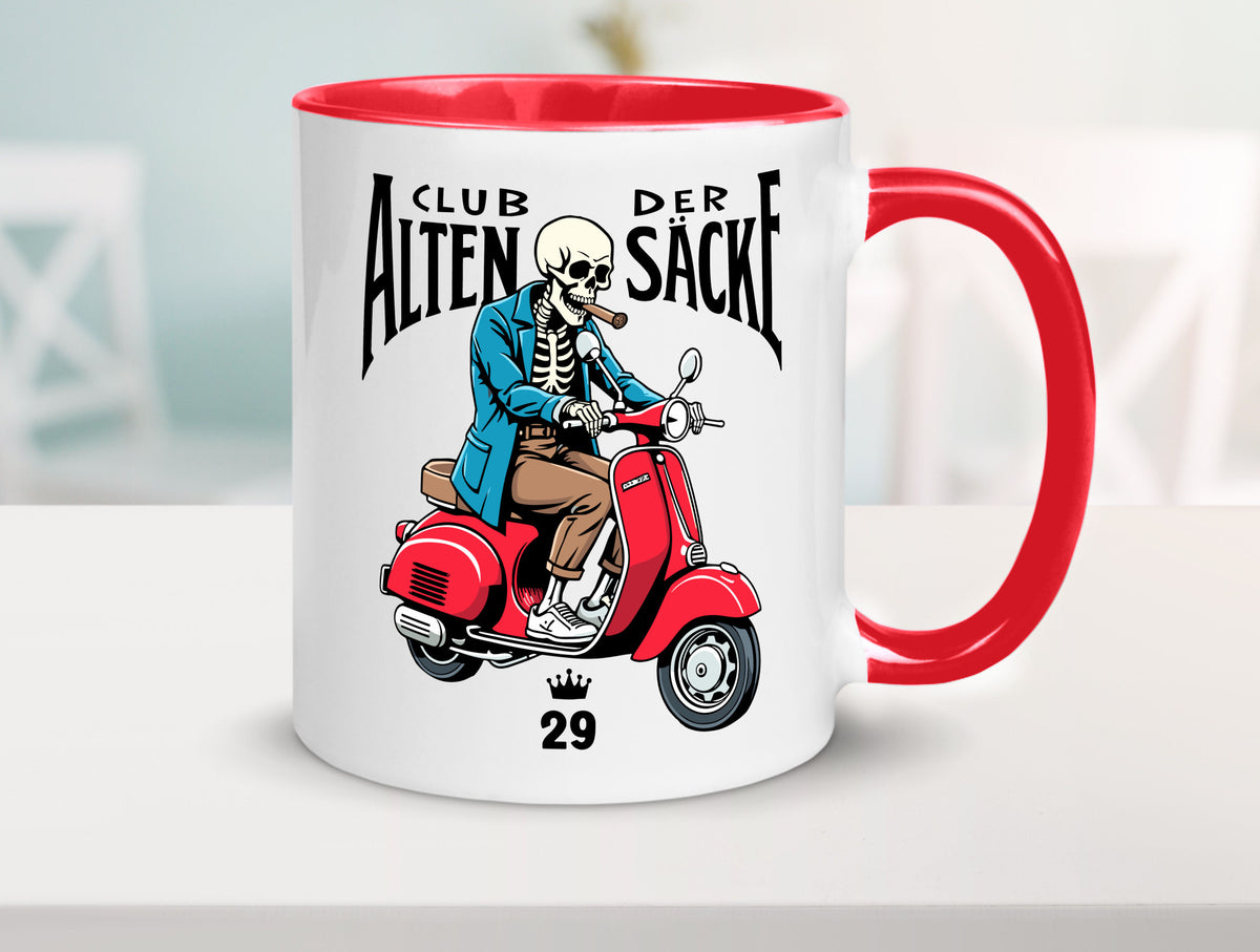 29. Geburtstag | 29 Jahre Club der alten Säcke lustiger Spruch Geschenk Tasse