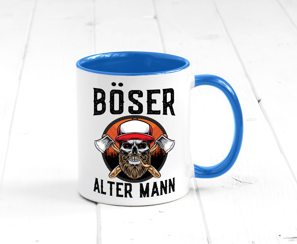 Böser alter Mann Humor Geschenkidee Tasse