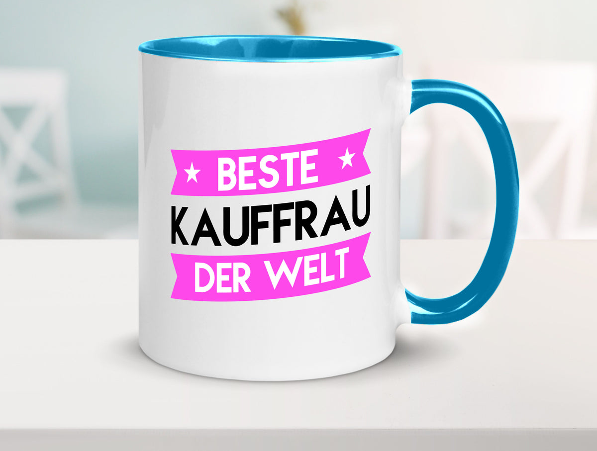 Beste Kauffrau | Kauffrauen Geschenkidee Humor Tasse
