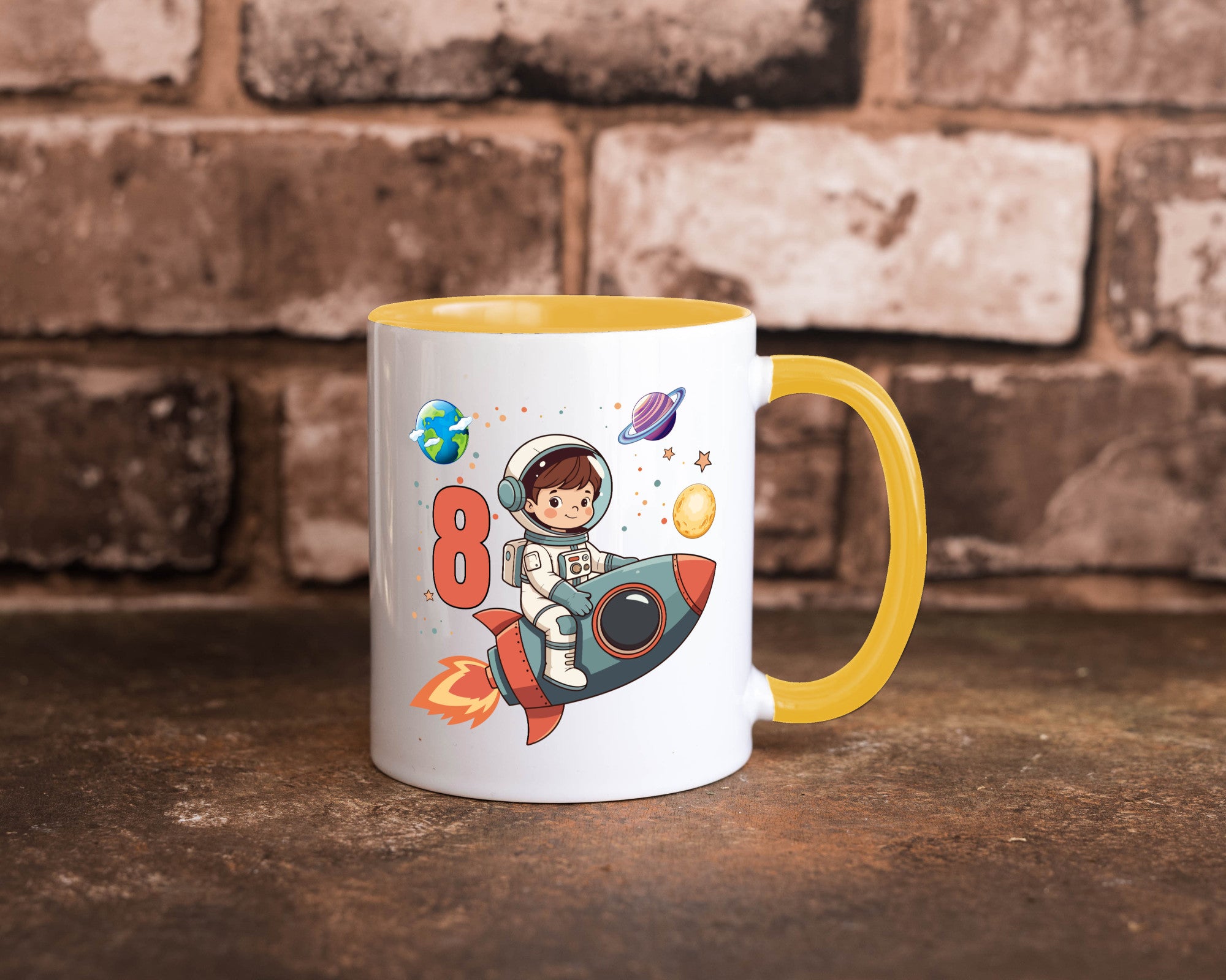 8. Geburtstag | 8 Jahre Astronaut Weltraum Humor Geschenkidee Tasse