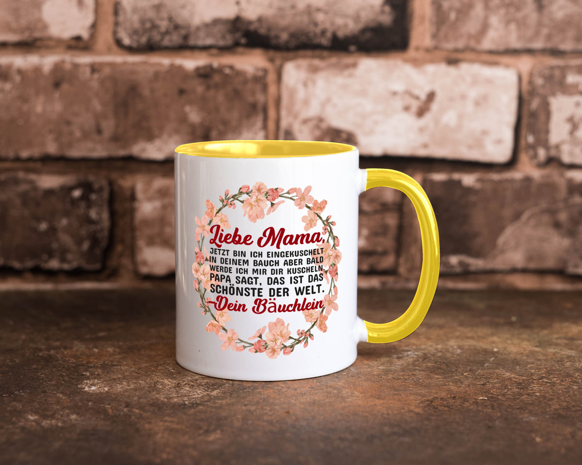 Liebe Mama | Schwangerschaft Tasse Baby süß Humor Familie Geschenkidee
