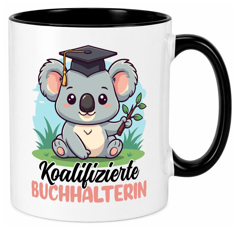 Koalifizierte Buchhalterin | Buchhaltung Humor Geschenk Geschenkidee lustiger Tasse