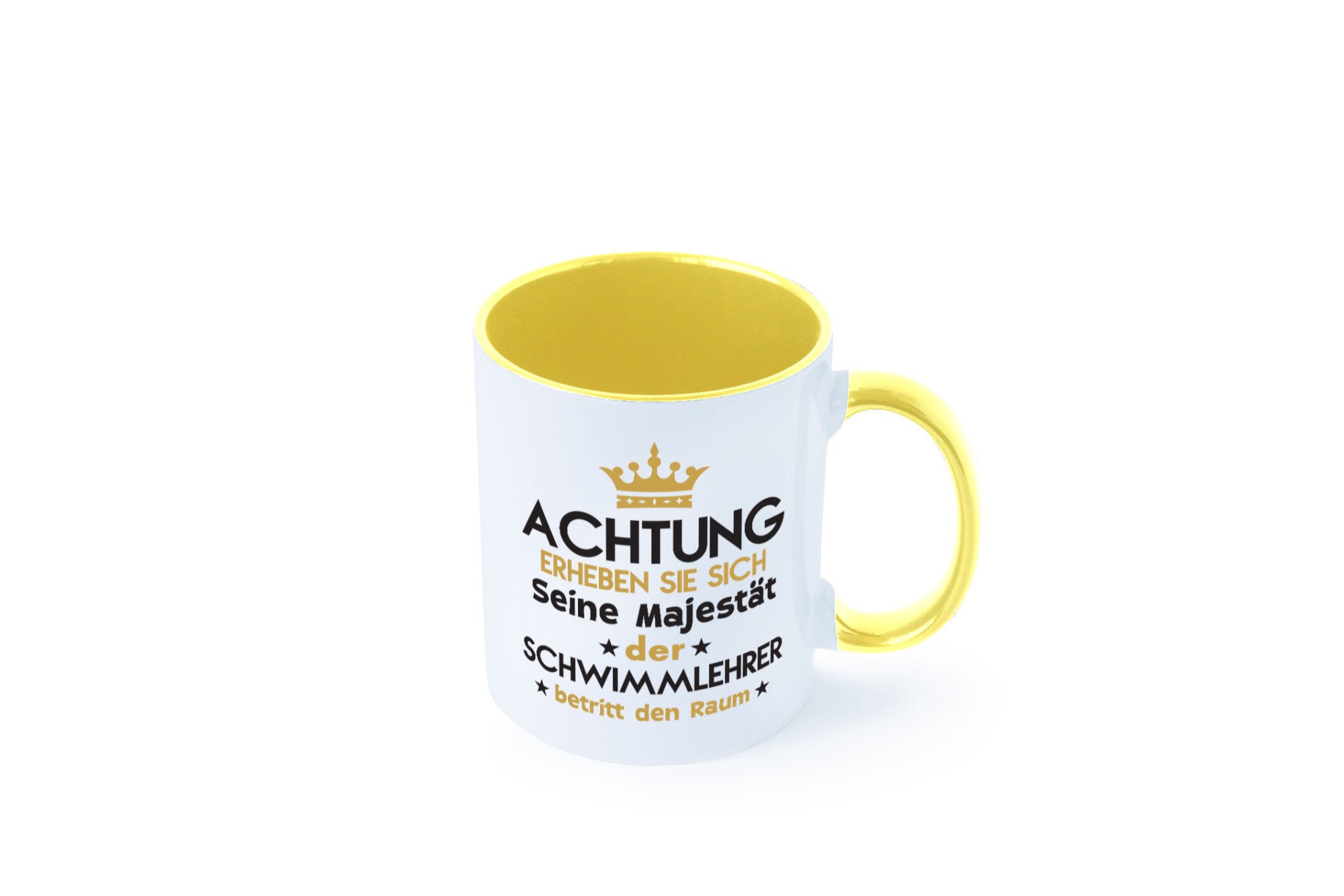Seine Majestät Schwimmlehrer | Lehrer Schüler schwimmen Geschenkidee Humor Tasse