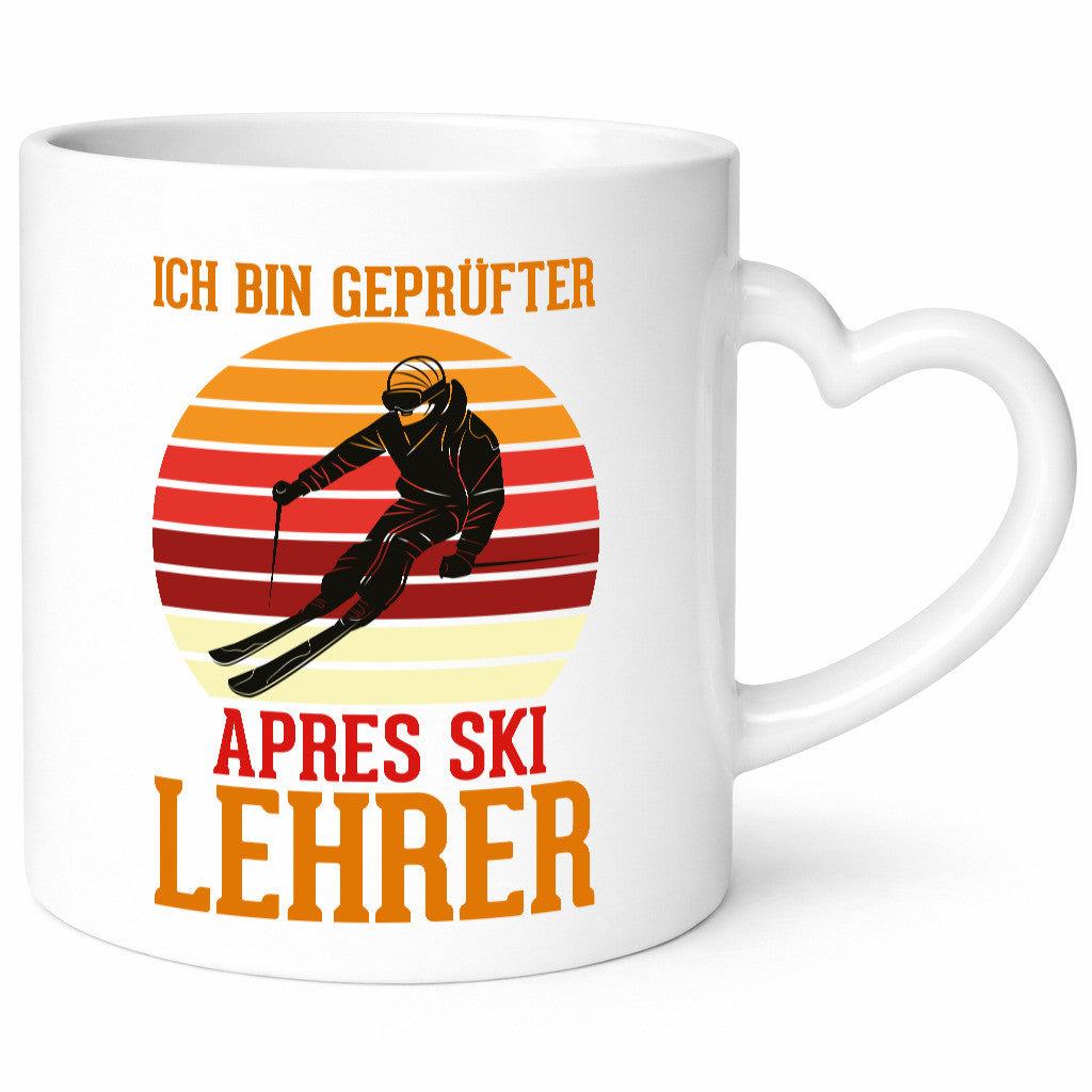 Ich bin geprüfter Apres ski Lehrer | Skifahren lustig Humor Geschenkidee
