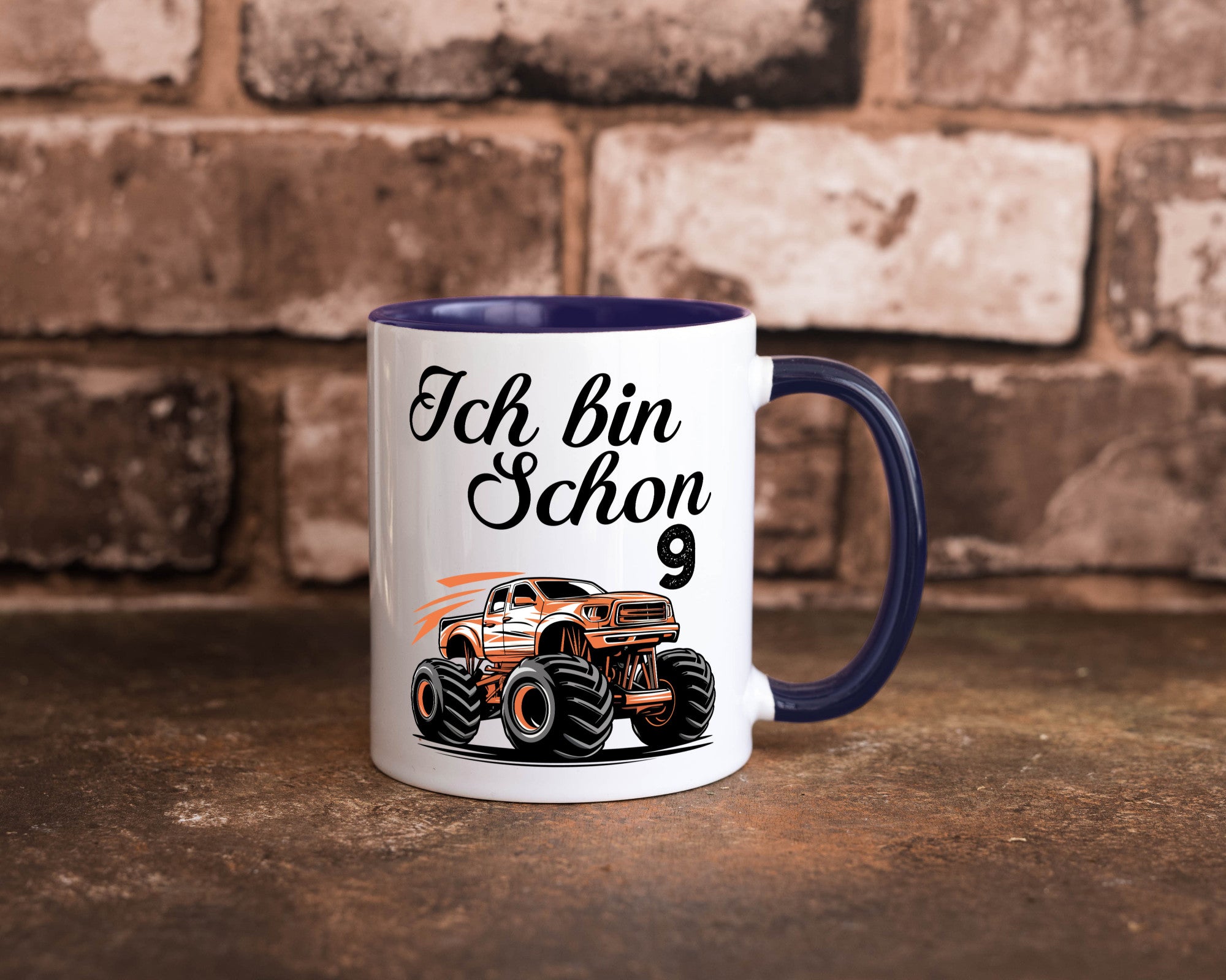 9. Geburtstag | Monster truck 9 Jahre lustiger Spruch Geschenk Geschenkidee