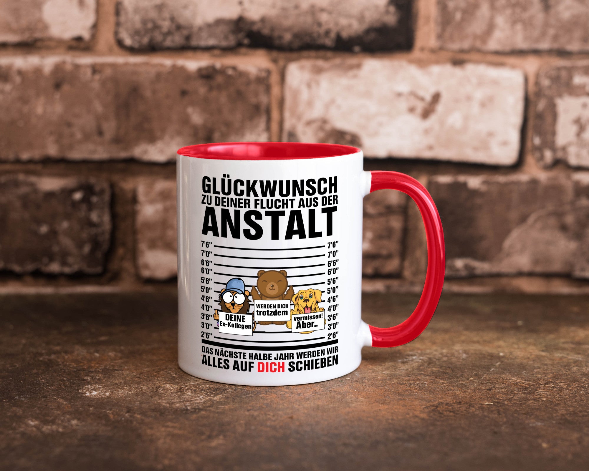 Glückwunsch zur Flucht | Arbeitskollegen Berufswechel Humor Arbeit Kollegen