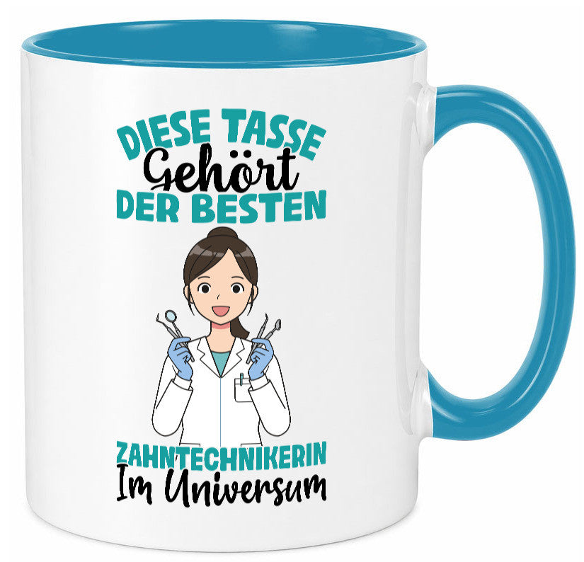 Im Universum: Zahntechnikerin | Zahnmedizin Humor Geschenkidee Tasse