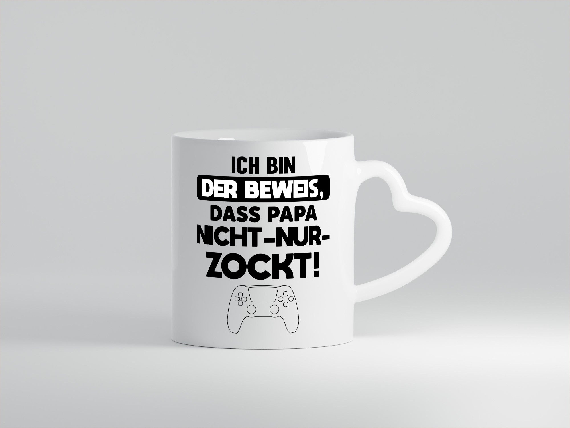 ich bin der Beweis dass papa nicht nur Zockt | Zocker Geschenk Humor