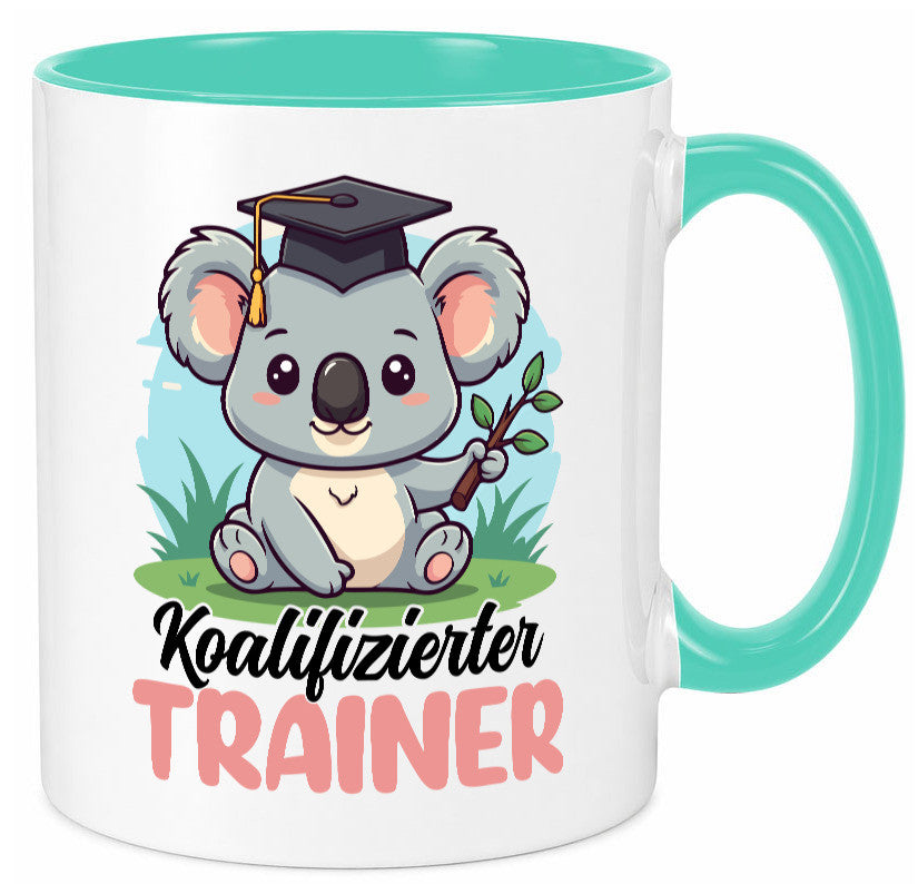 Koalifizierter Trainer | Verein Sport lustiger Spruch Geschenk Humor Tasse