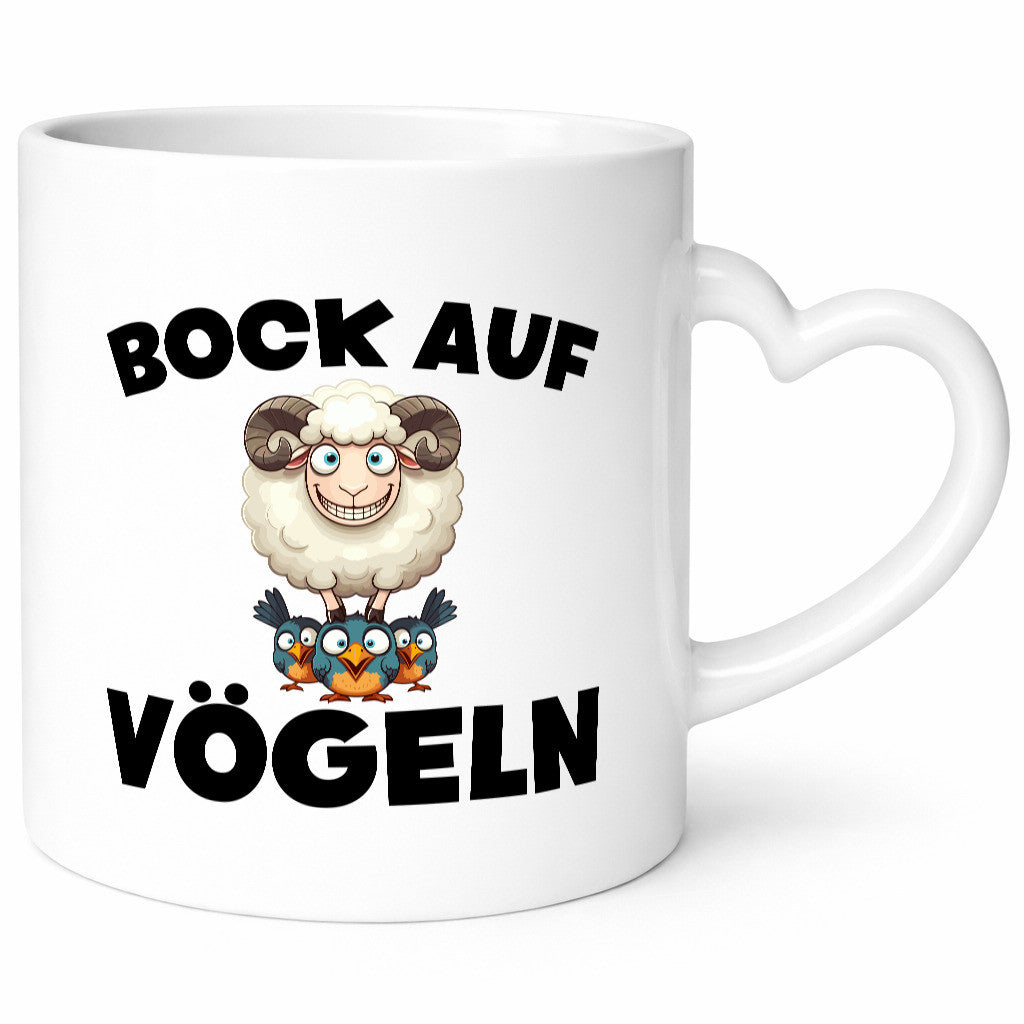 Bock auf Vögeln | Vögel Lustig v2 Humor Geschenkidee Geschenk Tasse