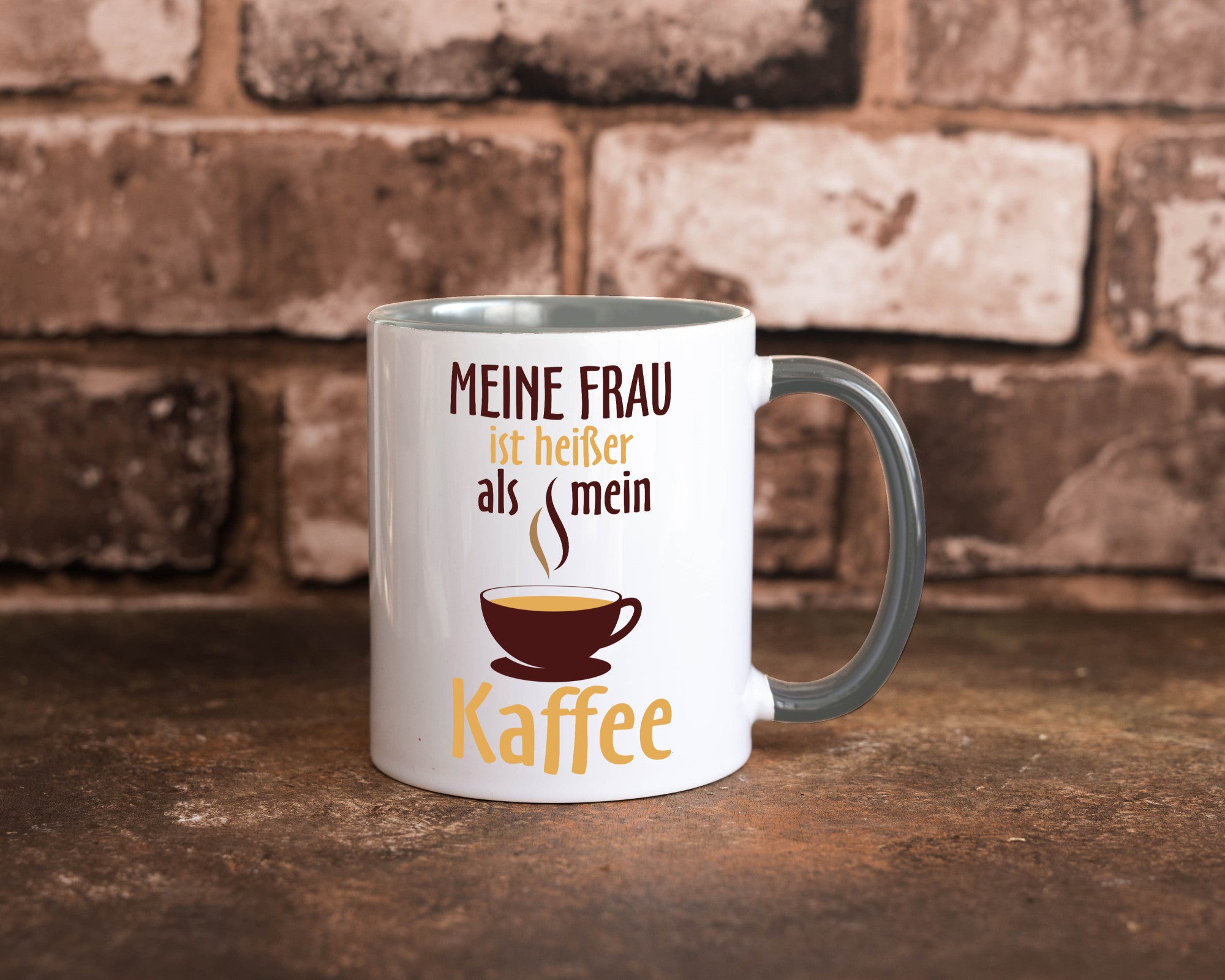 Meine Frau ist heißer als Kaffee | Ehe Partnerschaft Geschenk Humor