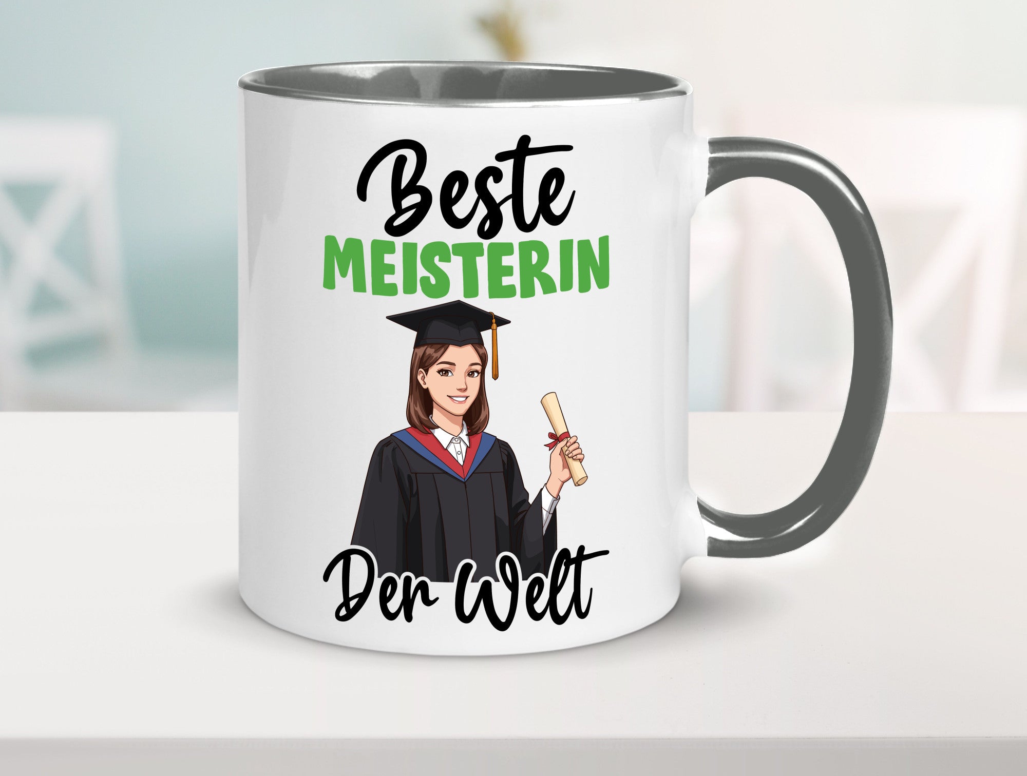 Beste Meisterin | Meisterbrief v2 Geschenk Humor Geschenkidee lustiger Spruch