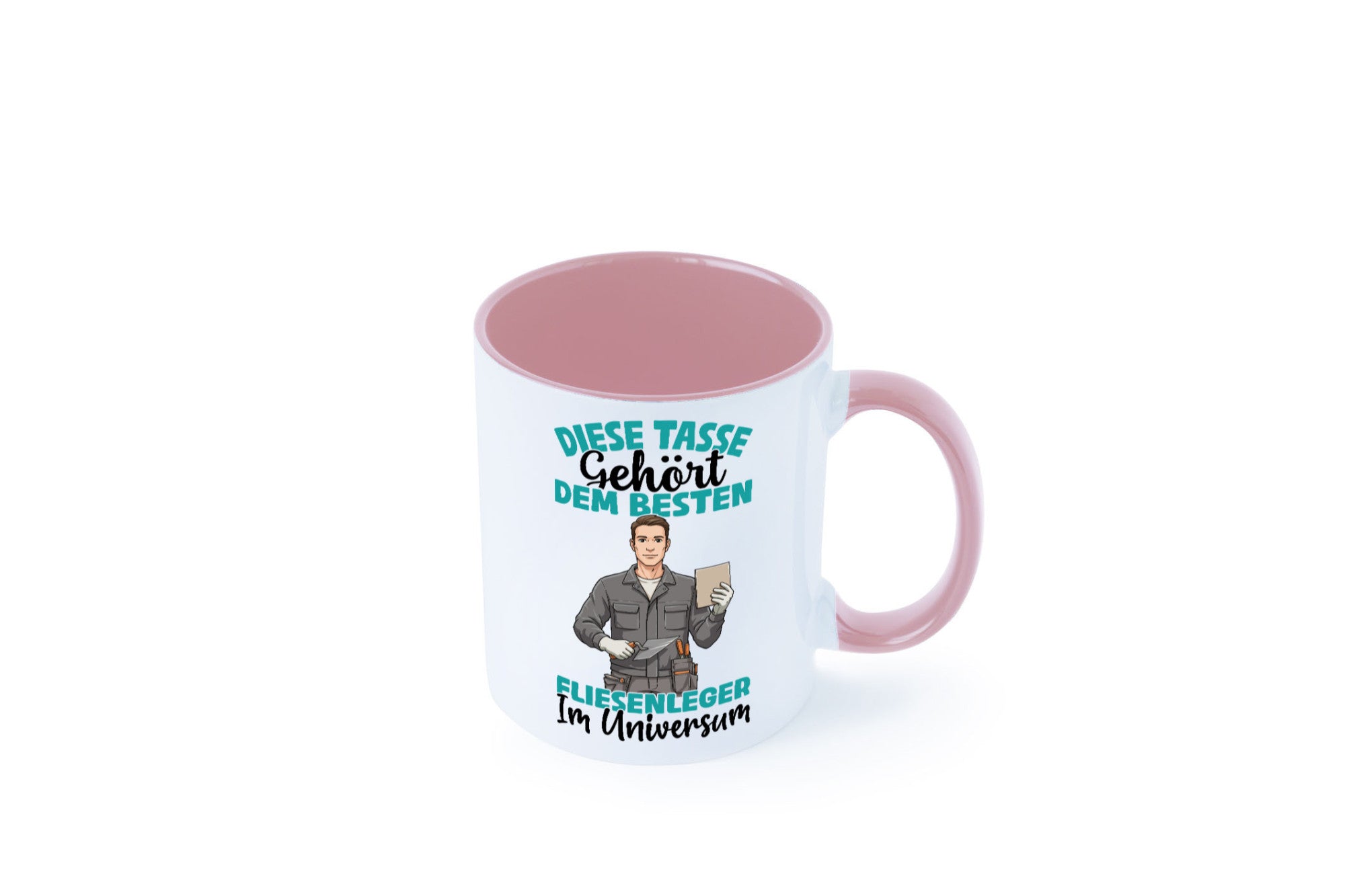 Im Universum: Fliesenleger | Fliesenlegen Bau Geschenk Humor Geschenkidee