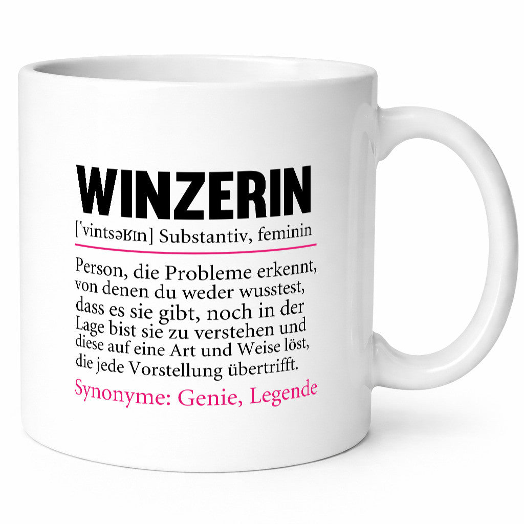 Winzerin | lustige Spruch Weinbauer Wein Beruf lustiger Geschenk Arbeit