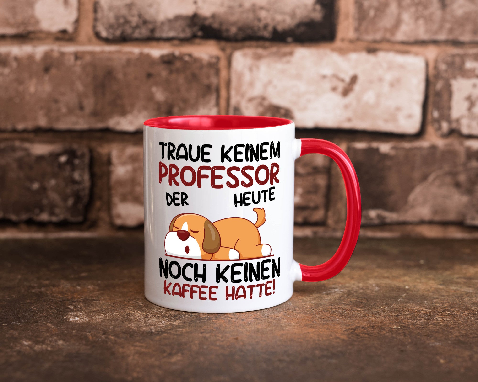 Traue keinem Professor | Uni Universität Geschenkidee Humor Tasse