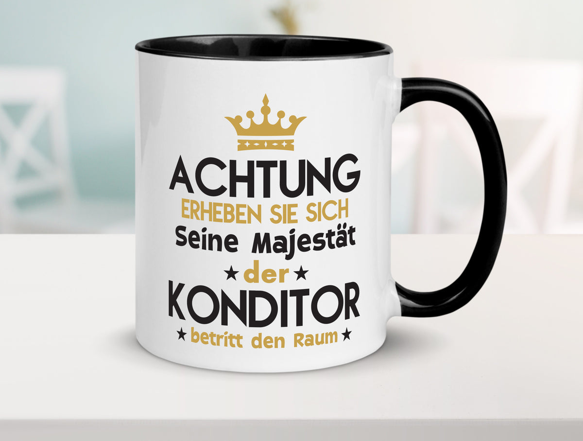 Seine Majestät Konditor | Konditorei Geschenkidee Humor Tasse