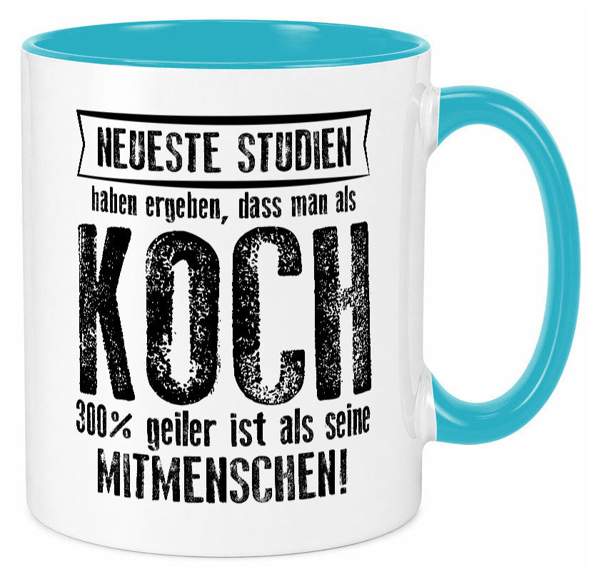 Neuste Studien: Koch | Chefkoch Humor Arbeit Kollegen Büro Geschenkidee Tasse