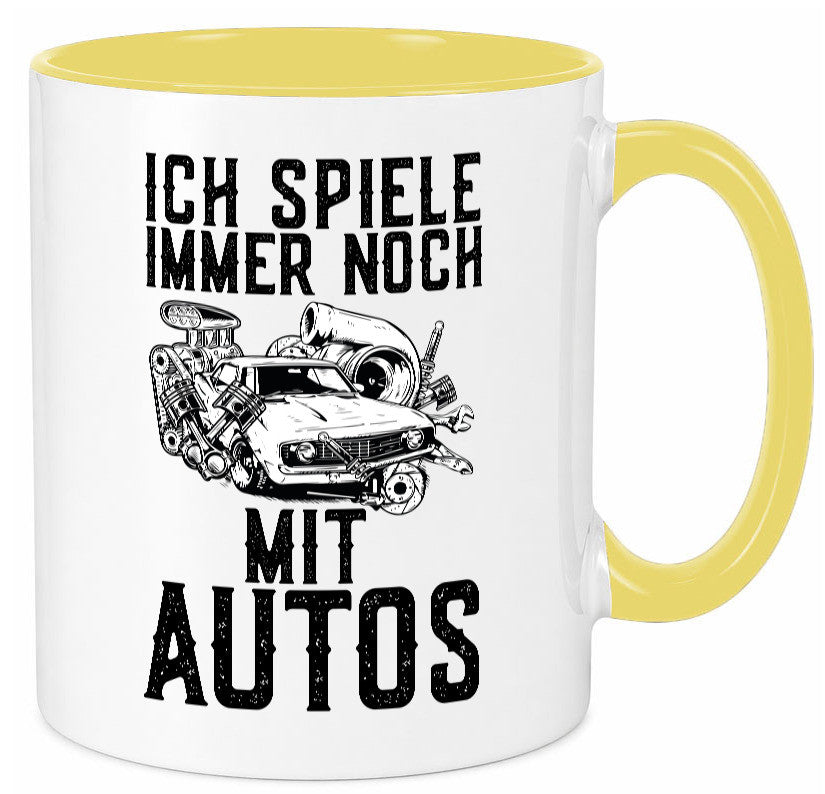 Spiele noch mit Autos | Werkstatt Werkzeug Mechaniker lustiger Spruch Geschenk