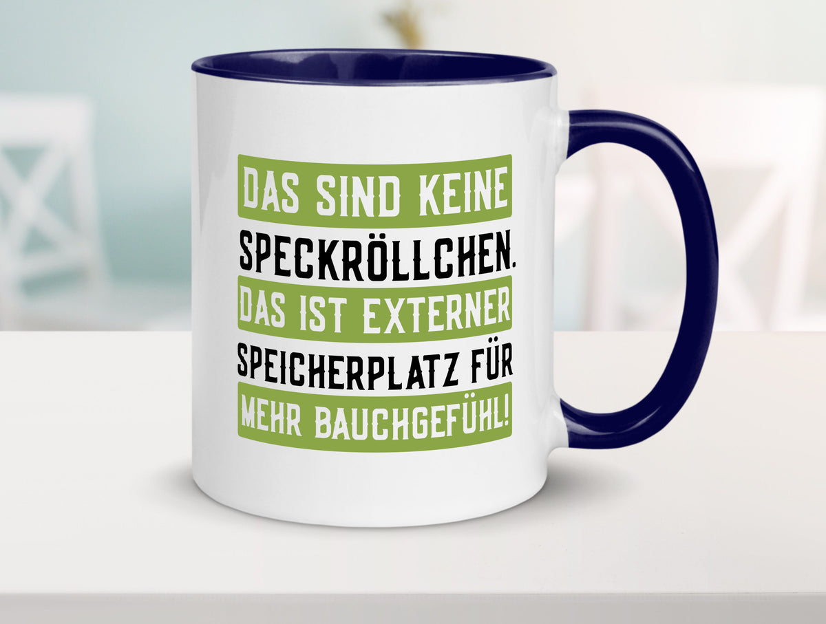Keine Speckröllchen | Softwareentwickler PC Körperfülle Geschenkidee Humor Tasse
