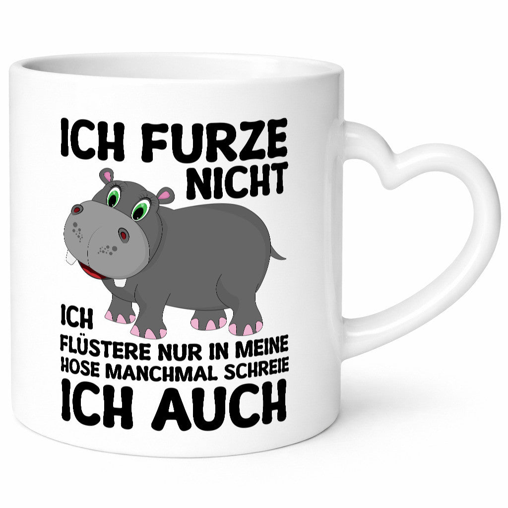 Ich furze nicht | furznilpferd v2 Humor Geschenkidee Tasse