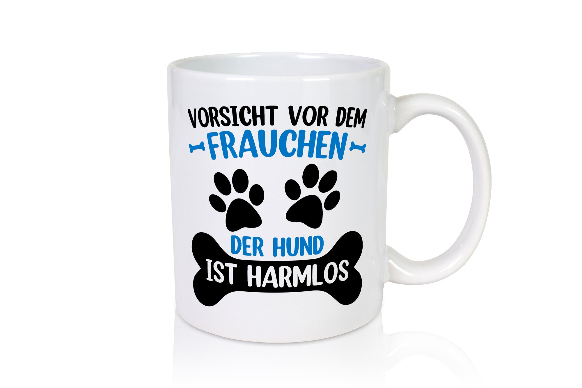 Caution of the woman dog is harmless | Dogs v2 funny saying gift