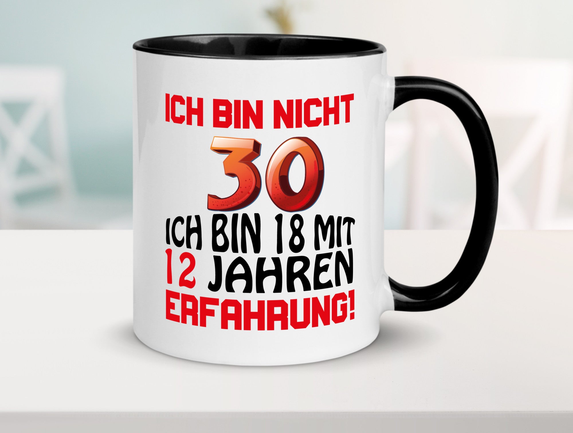 Ich bin nicht 30. lustiger Spruch Geschenk Humor Geschenkidee Tasse