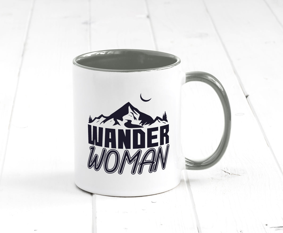 Wander Woman | Frauen Tasse Wanderer Bergsteigen lustig Familie Geschenkidee